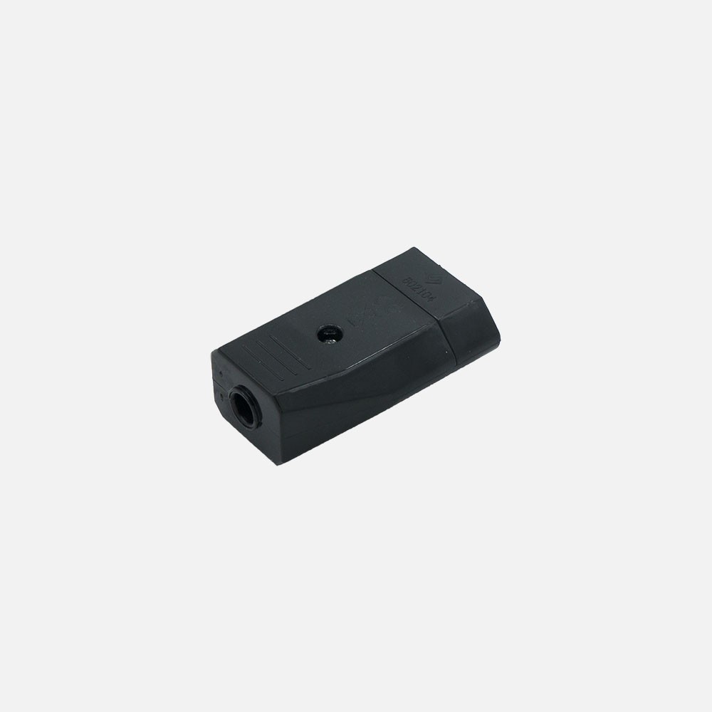 Luftsteckdosenbasis Eco Mod3 Einziehbar 10a 230v Schwarz