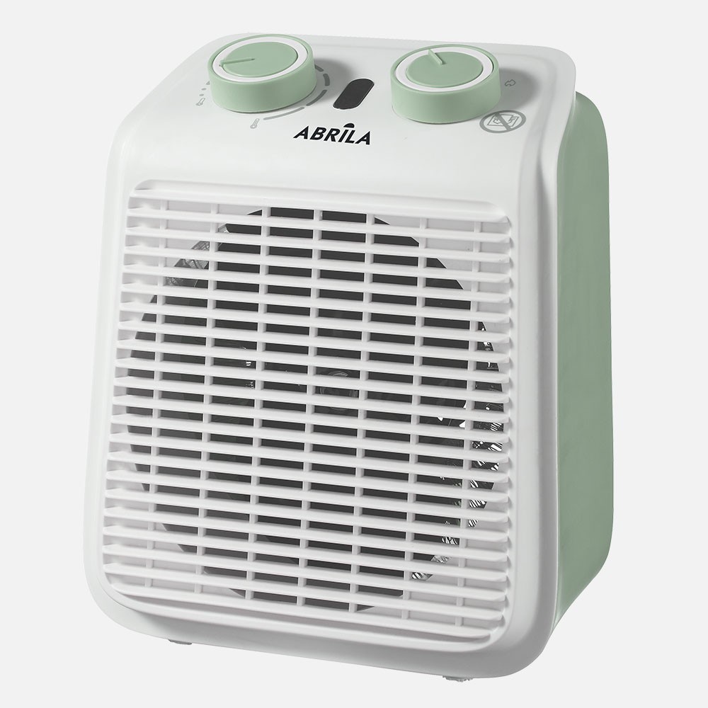 Elektrischer Heizlüfter Ponce 2000w Grün/weiß Mit Regulierbarem Thermostat