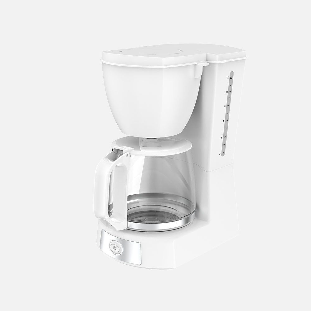 Tropf-kaffeemaschine Valkiria 12 Tassen Weiß 680w Dauerfilter