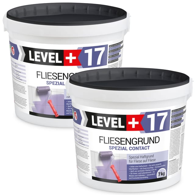 Level+ - Level+ Fliesengrund Haftgrund Quarzgrund Fliesengrundierung L+17 - 14kg
