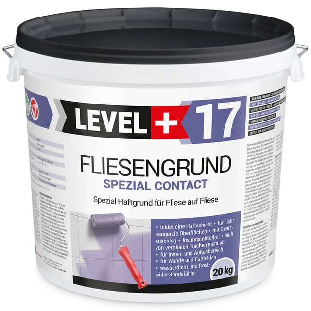 Level+ - Level+ Fliesengrund Haftgrund Quarzgrund Fliesengrundierung L+17 - 20kg