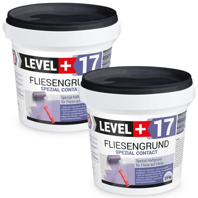 Level+ - Level+ Fliesengrund Haftgrund Quarzgrund Fliesengrundierung L+17 - 3kg
