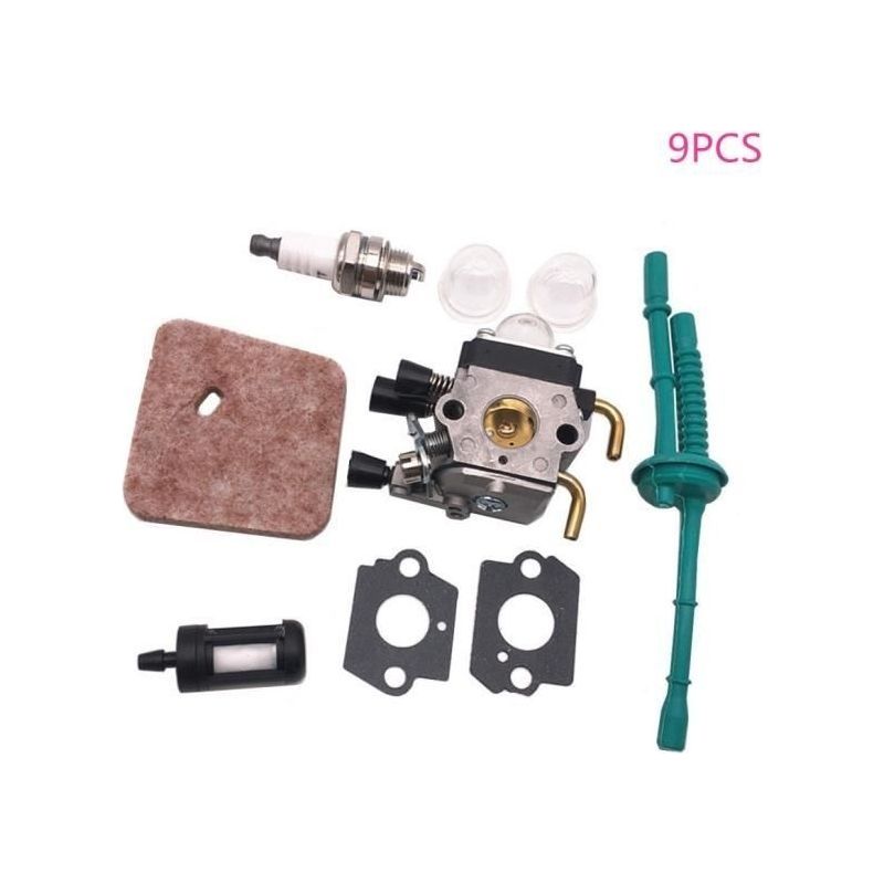 9 Pièces - Kit Carburateur Pour Zama C1q S157 S69a S63a Stihl Fs 38 45 45c 46 55 55r 45l 55rc 55t 75 80 85 Fc
