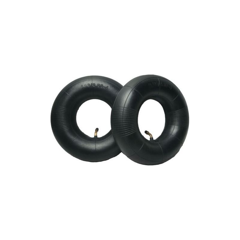Lot De 2 Chambres À Air En Caoutchouc Pour Chariots Et Tondeuses À Gazon Valve En Métal Courbée Usage Domestique Durable