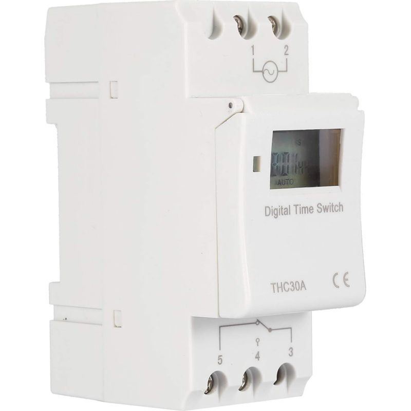 Minuterie Numérique Commutateur Électronique Programmable Lcd Numérique Minuterie Électronique Thc 30a 220v-