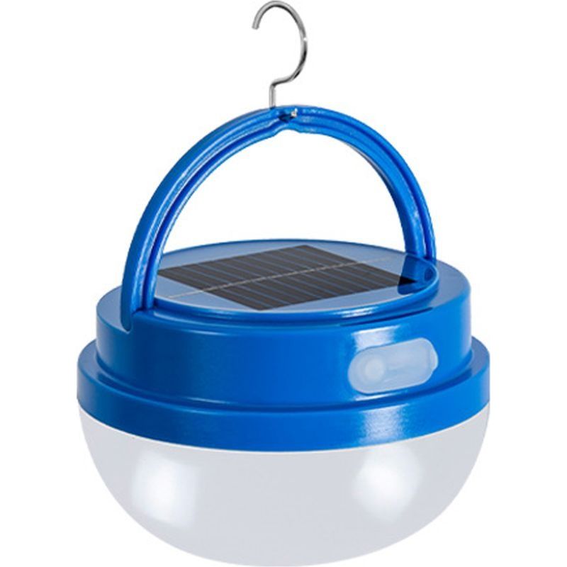 Lampe Solaire, Ampoule Rechargeable, Lampe Solaire Champignon Portable Et Étanche Pour Le Camping, Bleue