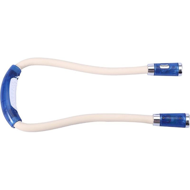 Lampe Led Suspendue Au Cou Flexible, Mains Libres, Réglable, Pliable, Lecture Nocturne (bleu)