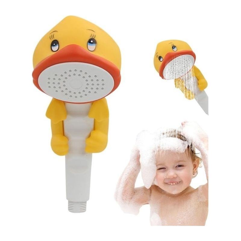 Pommeau De Douche À Économie D'Eau En Forme De Canard - Adorable Pommeau De Douche Pour Enfants - Buse De Douche Mignonne - Jouet
