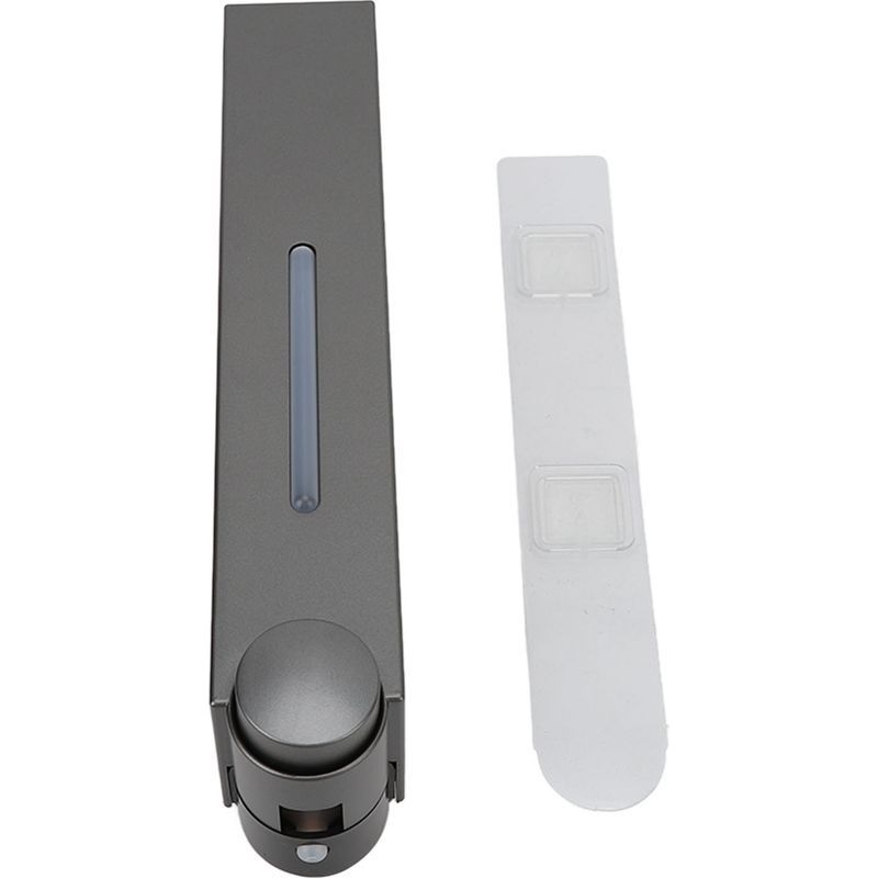 Distributeurs Muraux De Savon Liquide, Type Bâton Arrière, Distributeur De Shampoing En Plastique Pour La Maison, L'Hôtel, L'École, Les Toilettes, Gris 6028 1 Tasse