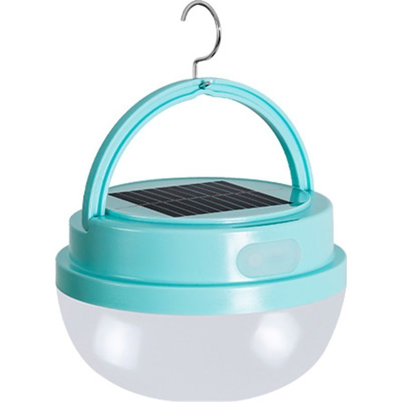 Lampe Solaire, Ampoule Rechargeable, Lampe Solaire Champignon Portable Et Étanche Pour Le Camping, Vert Clair