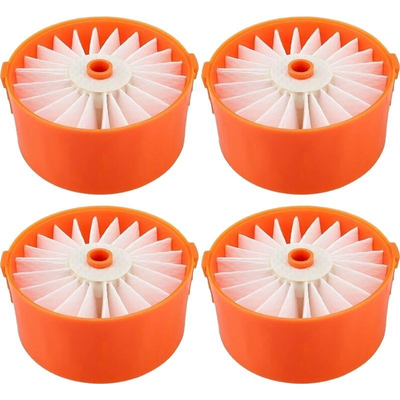 Lot De 4 Filtres De Rechange Pour Aspirateur Black + Decker Bsv2020g Sans Fil Et Accessoires