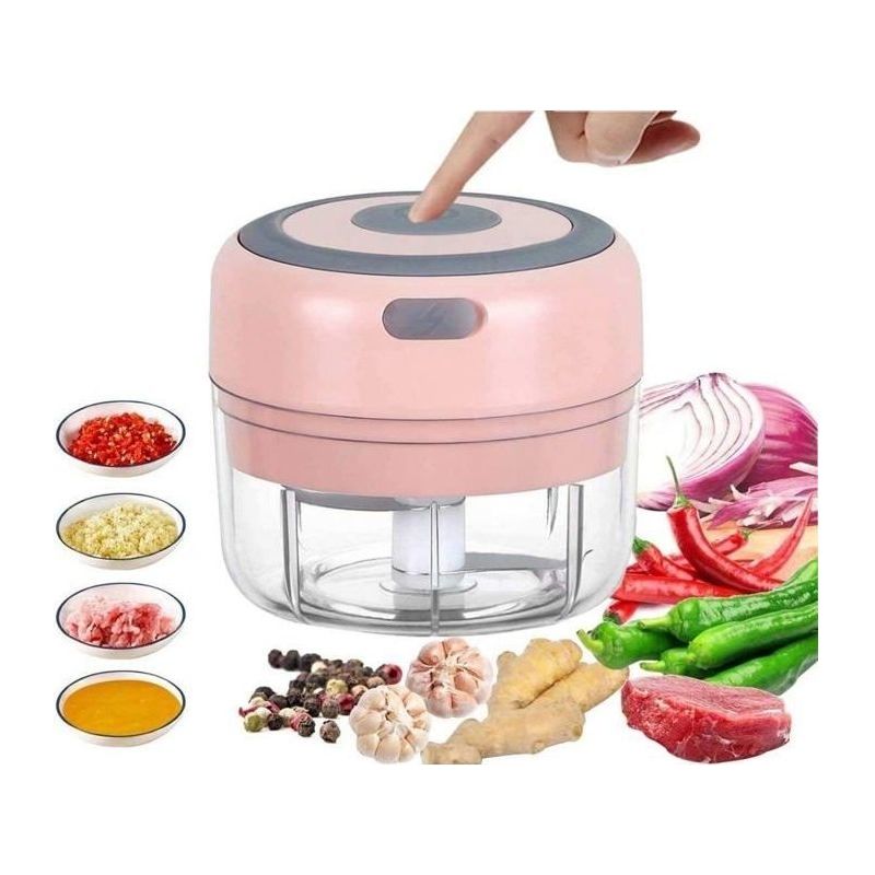 Hachoir Électrique Portable, Mélangeur De Fruits, Hachoir À Viande, Hachoir À Salade