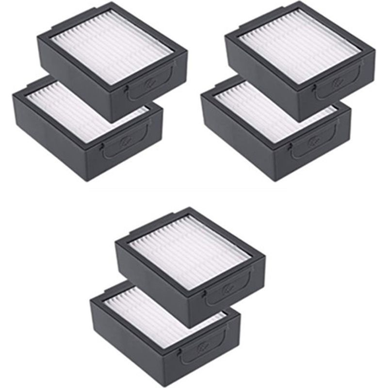 Paquet De 6 Filtres De Rechange Pour Irobot Roomba E5 E5154 E6 I7 I7+ I7156 I1 I3 I4 I8 Filtre À Air Hepa (non Compatible Avec Combo J7+) Pièces De Rechange Durables