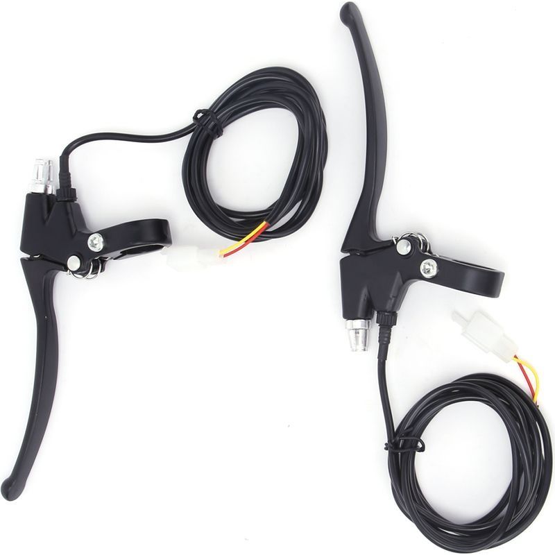 Poignée Universelle De Vélo Électrique En Alliage D'Aluminium, 1 Paire, Levier De Frein, Accessoire Droit Gauche