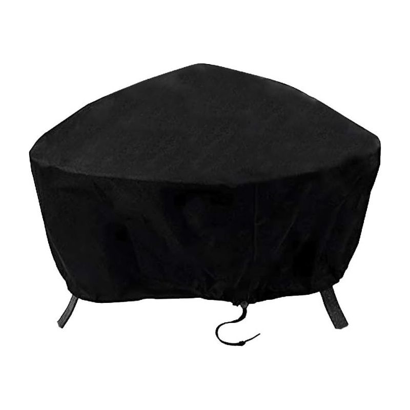 Housse De Protection Pour Brasero Couverture De Gril Housse Bache De Protection Bbq Couverture De Foyer Housse Pour Foyer D'Extérieur Avec (92 X 31cm)-