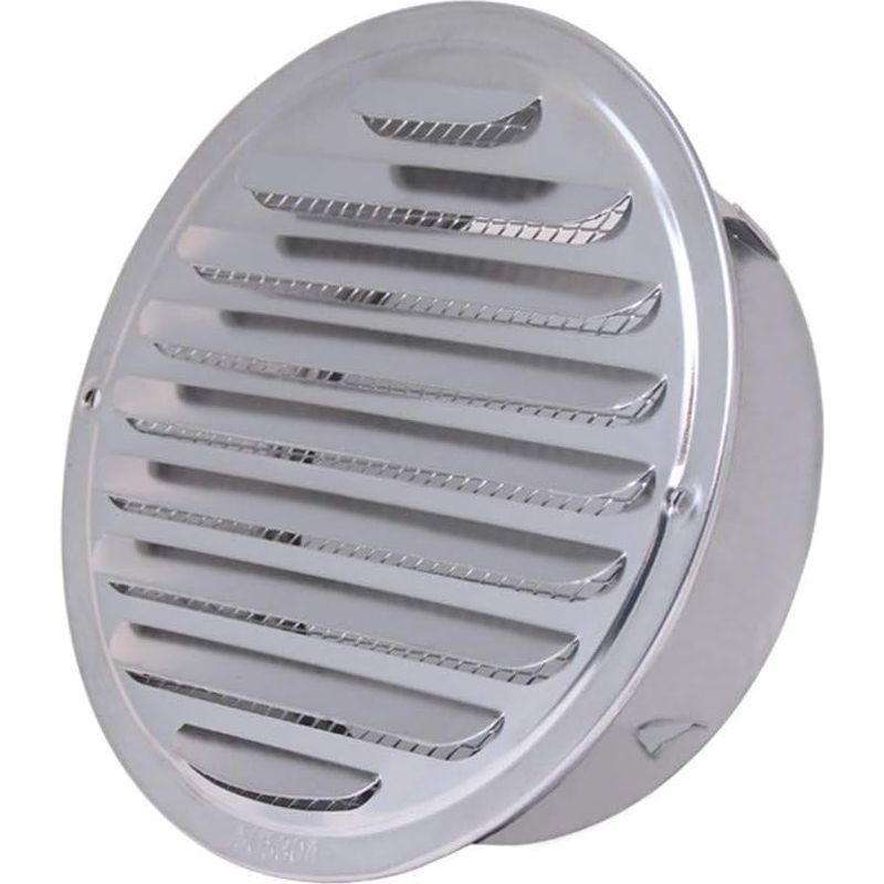 Sphère Vent D'Air En Acier Inoxydable Grille De Ventilation Thicken Hotte Murale De Montage Covers D'Échappement Salle De Bains Cuisine Évents Ventilateur Et Aérateurs (180mm)-