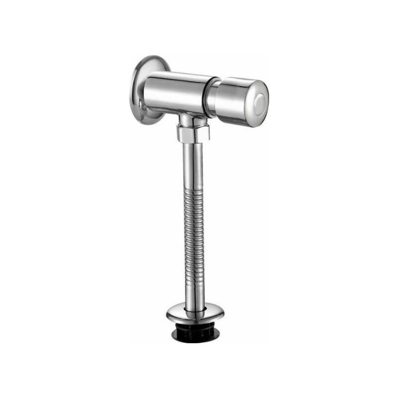 Urinoir Robinet De Chasse Urinoir Urinoir Robinet De Chasse Chrome Mur Monté Type De Bouton Placard Exposé Retard Manuel Arrêt Automatique Pour Salle De Bains Wc E58q09odqa
