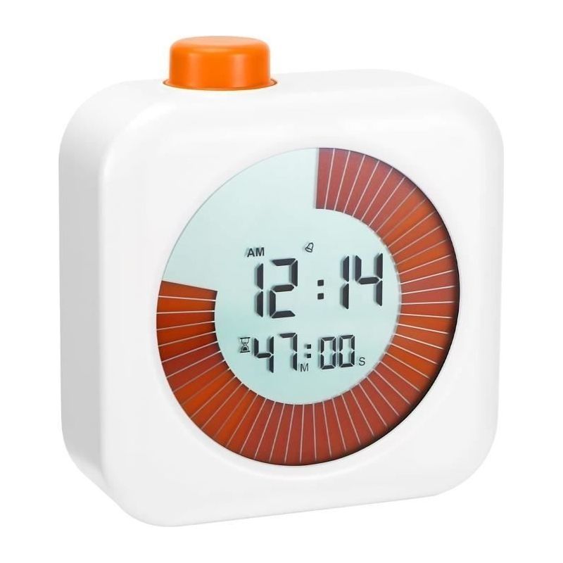 Minuteur Visuel Numérique,compte À Rebours De 60 Minutes, Chronometre Et Compte, Minuteur À Rebours, Minuteur D'Examen, Timer Enfant