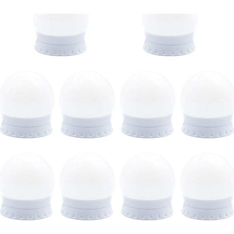 Miroir De Maquillage Lumineux À Led Avec 10 Ampoules À Intensité Variable Et 3 Modes De Couleur, Éclairage De Maquillage Réglable, Convient Aux Miroirs De Bureau Et De Salle De Bain