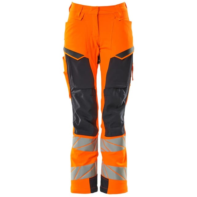 Mascot Damen-hose Mit Knietaschen 19078-511-14010 Gr. 82c52 Hi-vis Orange/schwarzblau