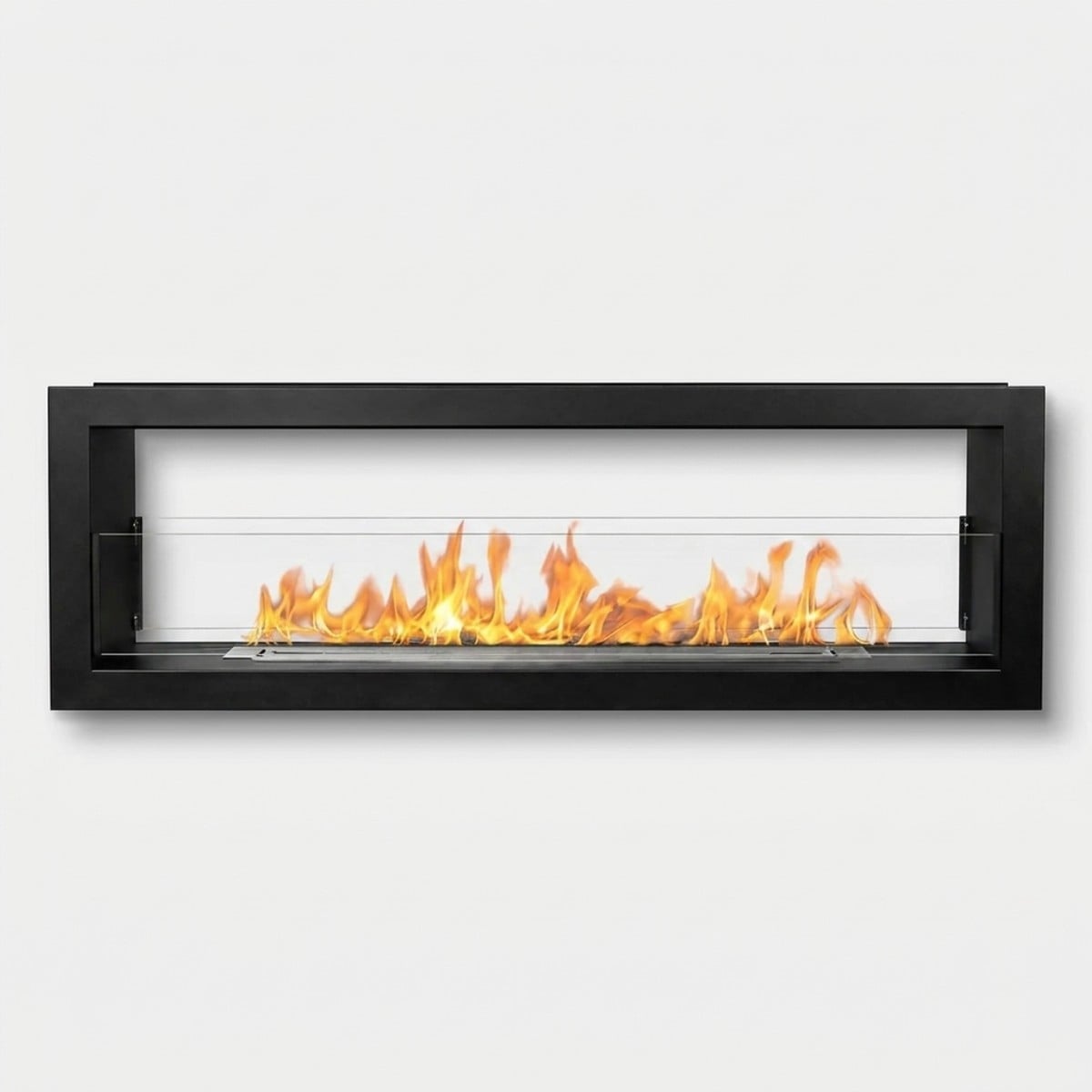 Doppelter Einbau Bioethanol Kamin Divina Fire Montefalco 120