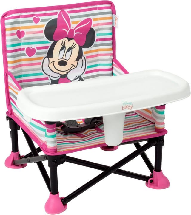 Disney Pop 'n Sit Minnie Mouse Hochstuhl Pink Klappbar