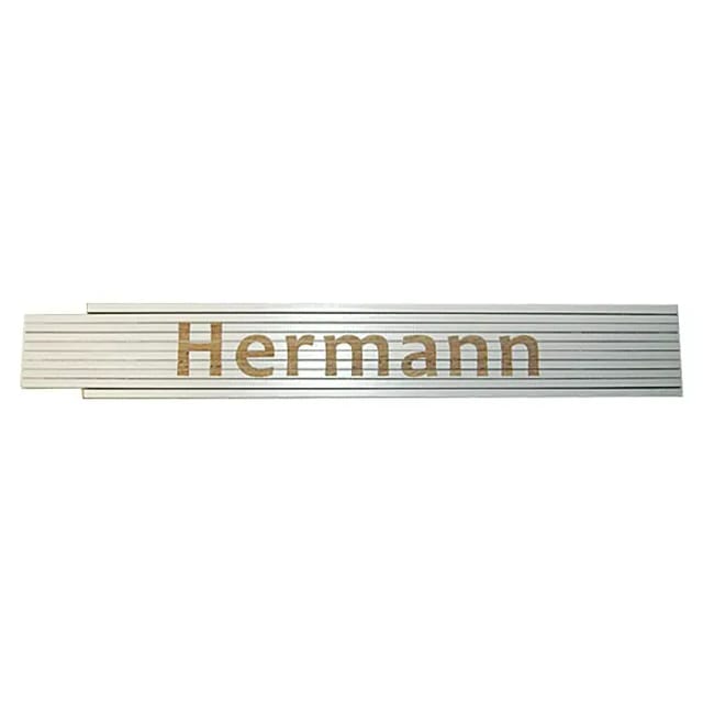 Zollstock Hermann 2 M Weiß Zollstock