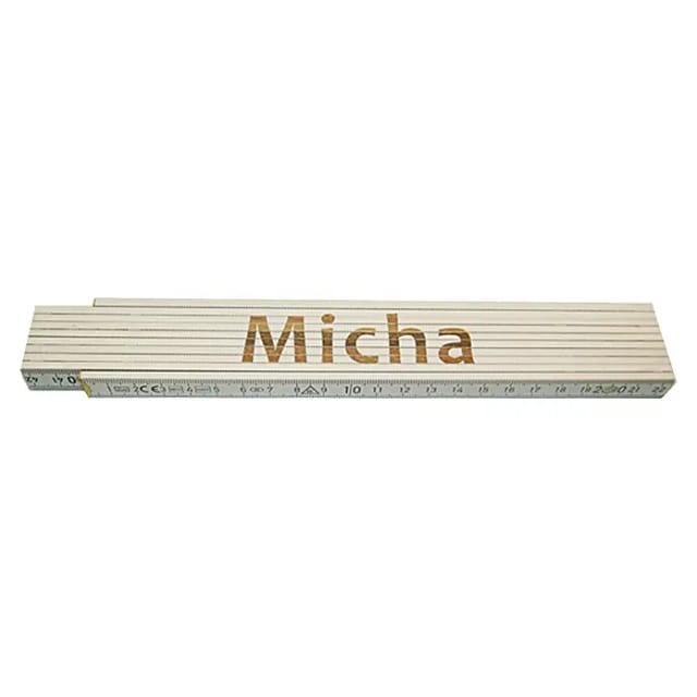 Zollstock Micha 2 M Weiß Zollstock