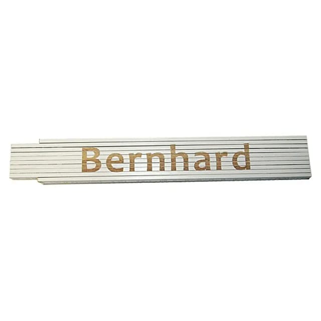 Zollstock Bernhard 2 M Weiß Zollstock