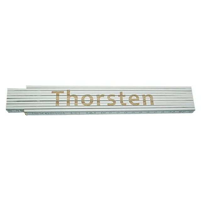 Zollstock Thorsten 2 M Weiß Zollstock
