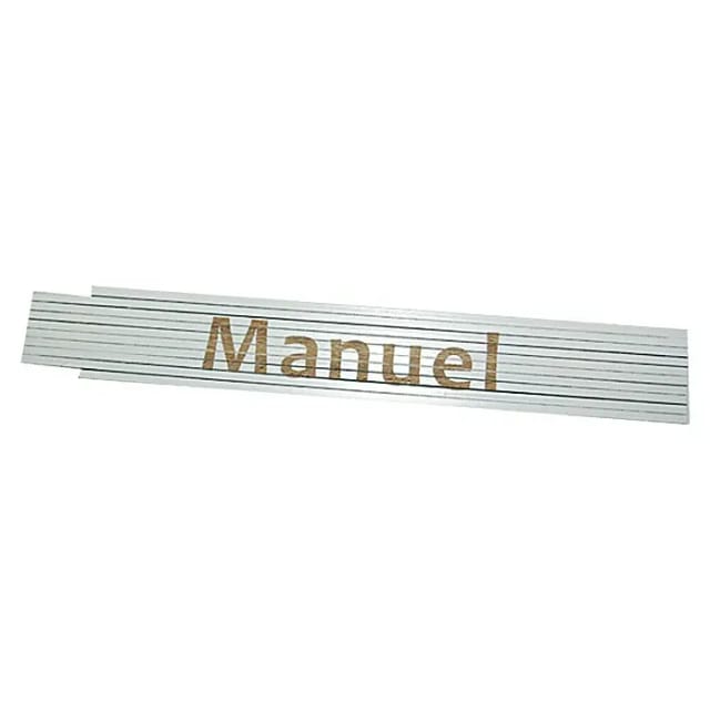 Zollstock Manuel 2 M Weiß Zollstock