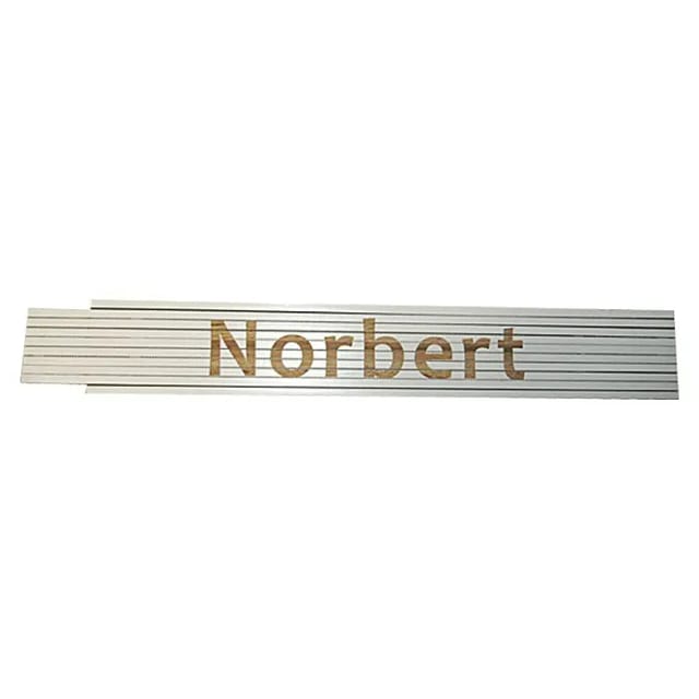 Zollstock Norbert 2 M Weiß Zollstock