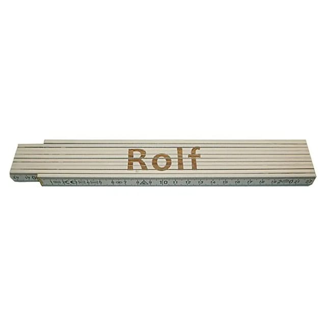 Zollstock Rolf 2 M Weiß Zollstock
