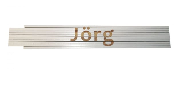 Zollstock Jörg 2 M Weiß Zollstock