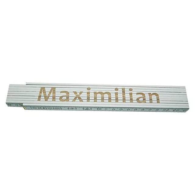 Zollstock Maximilian 2 M Weiß Zollstock