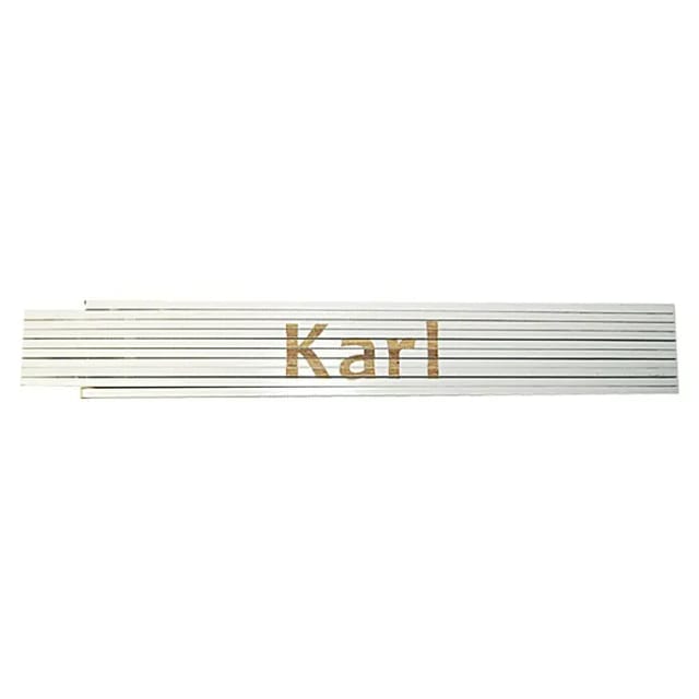 Zollstock Karl 2 M Weiß Zollstock