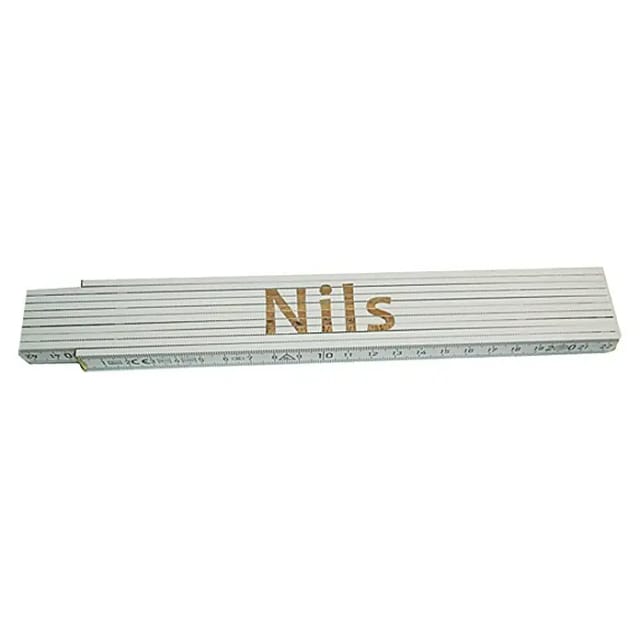 Zollstock Nils 2 M Weiß Zollstock