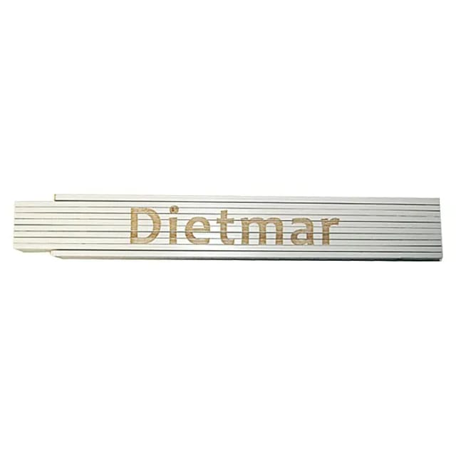 Zollstock Dietmar 2 M Weiß Zollstock