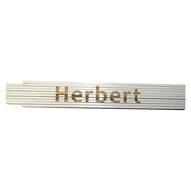 Zollstock Herbert 2 M Weiß Zollstock