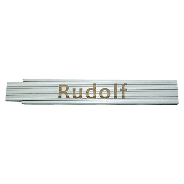 Zollstock Rudolf 2 M Weiß Zollstock