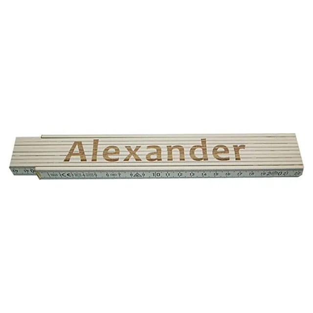 Zollstock Alexander 2 M Weiß Zollstock
