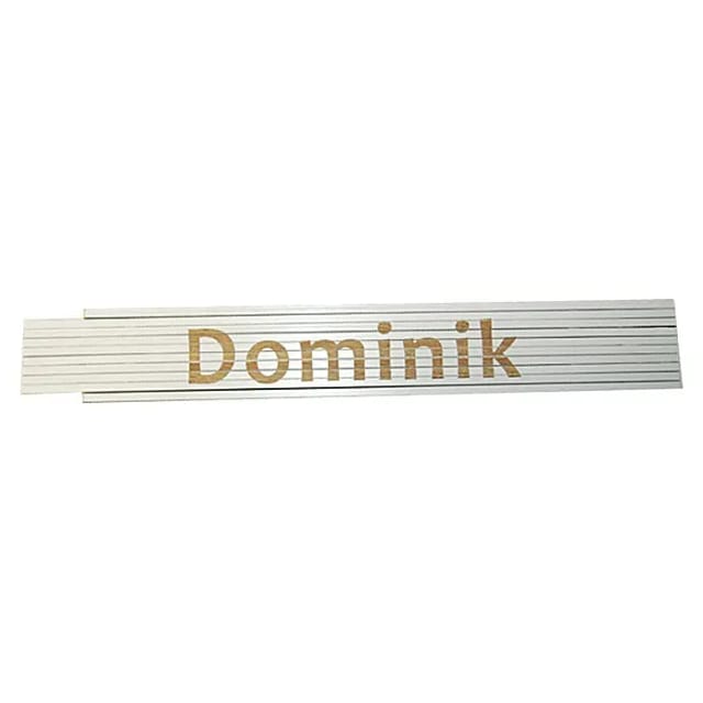 Zollstock Dominik 2 M Weiß Zollstock