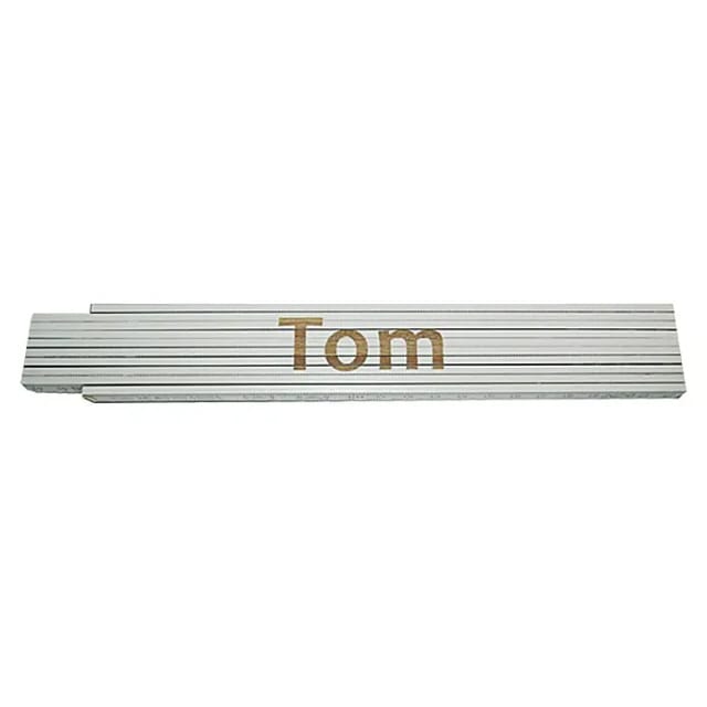 Zollstock Tom 2 M Weiß Zollstock