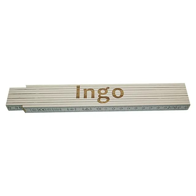 Zollstock Ingo 2 M Weiß Zollstock