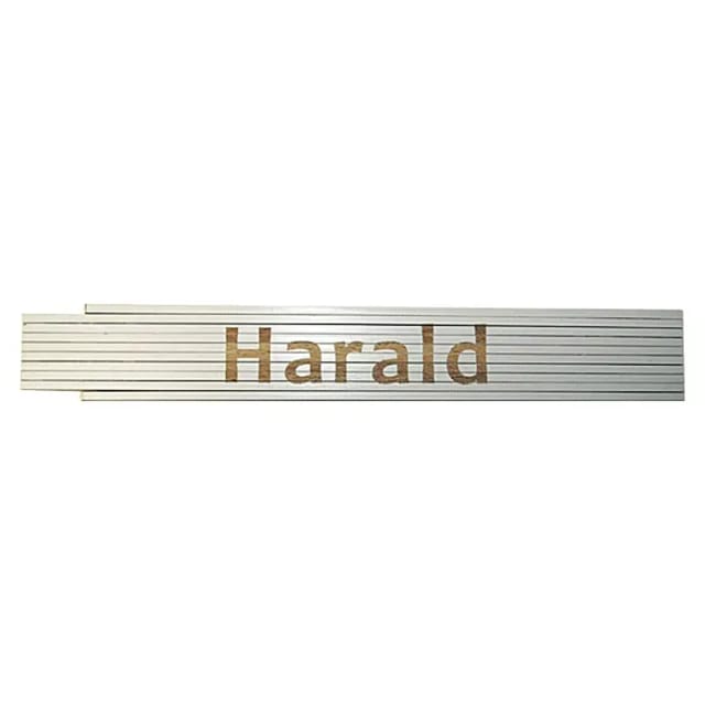 Zollstock Harald 2 M Weiß Zollstock