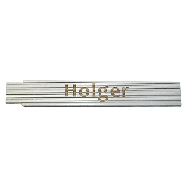 Zollstock Holger 2 M Weiß Zollstock