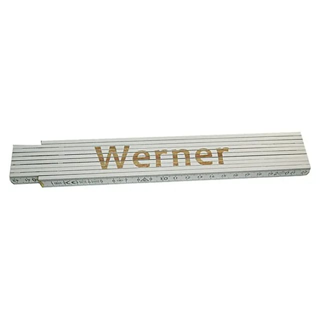 Zollstock Werner 2 M Weiß Zollstock