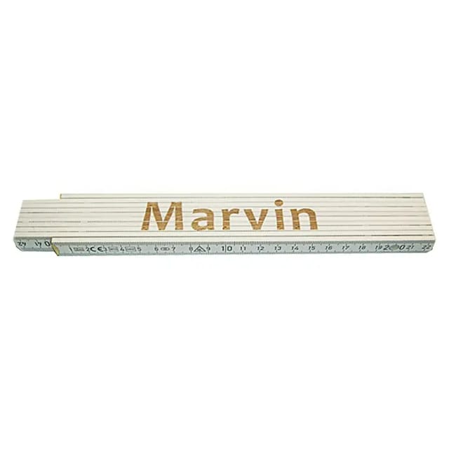 Zollstock Marvin 2 M Weiß Zollstock