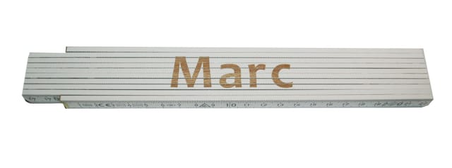 Zollstock Marc 2 M Weiß Zollstock