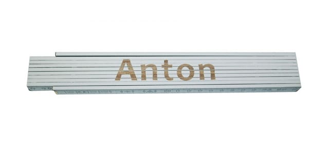 Zollstock Anton 2 M Weiß Zollstock